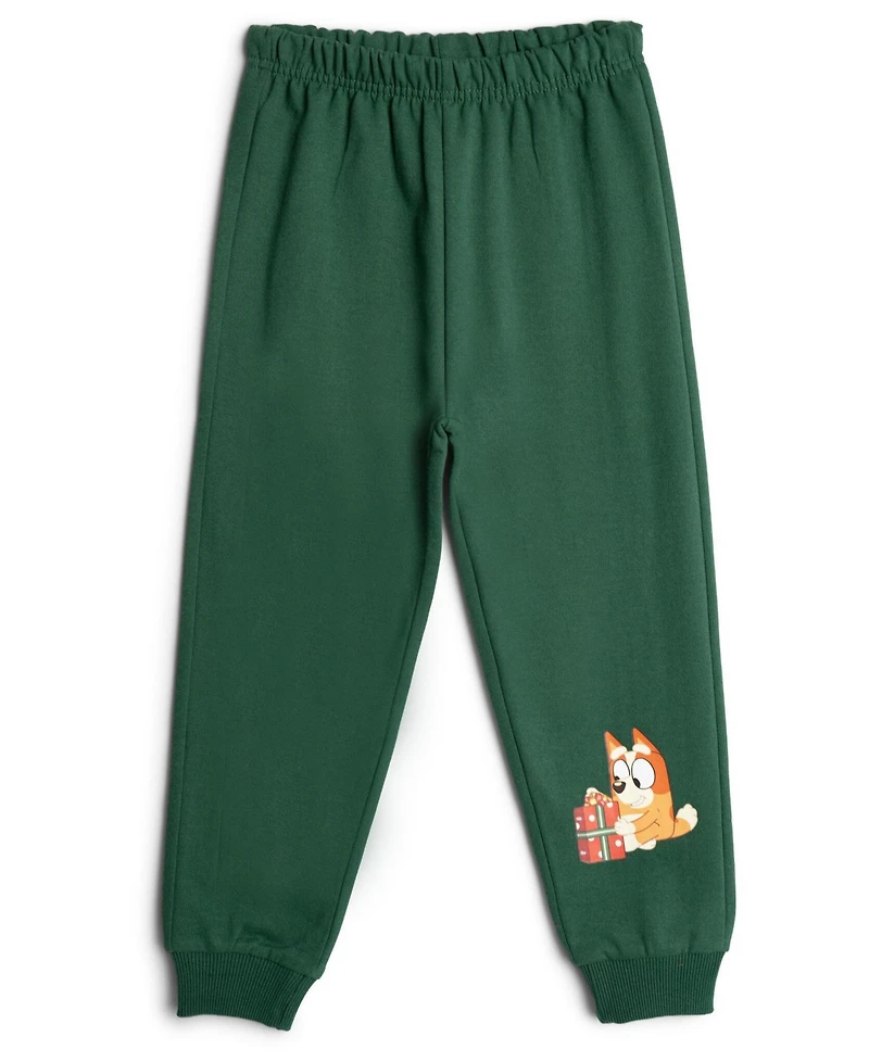 Bluey Toddler Boys Fleece Sweatshirt and Jogger Pants Outfit Set