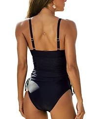 Cupshe Women's Swimdress With Adjustable Side Ties