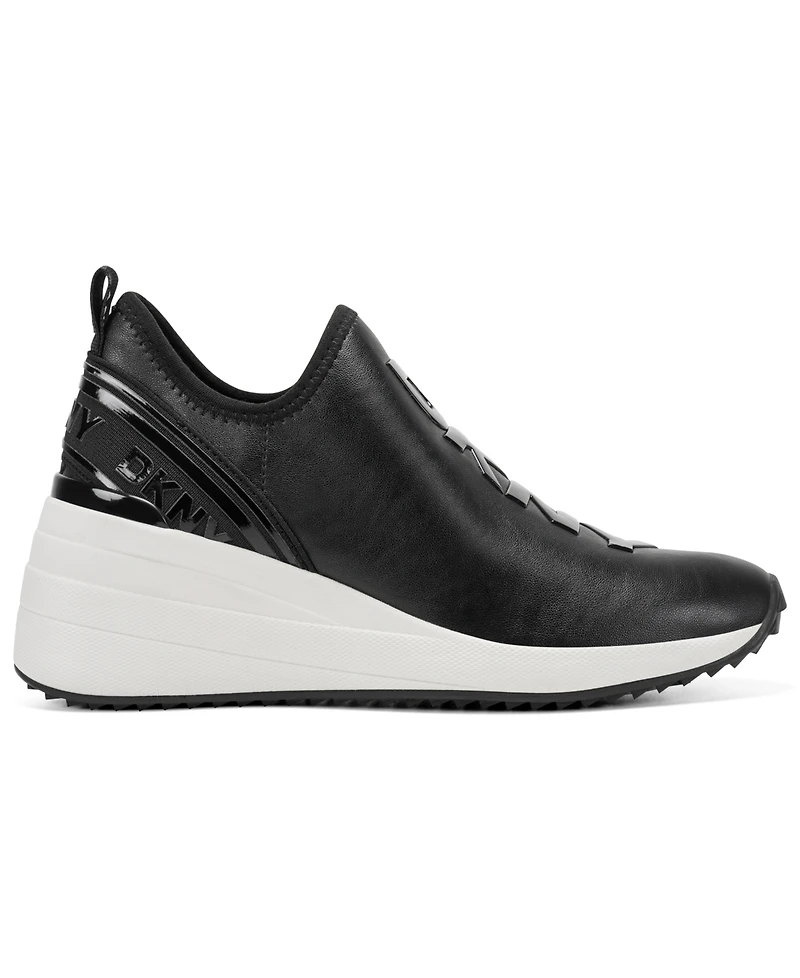 Dkny Women's Keeva Slip-On Wedge Sneakers