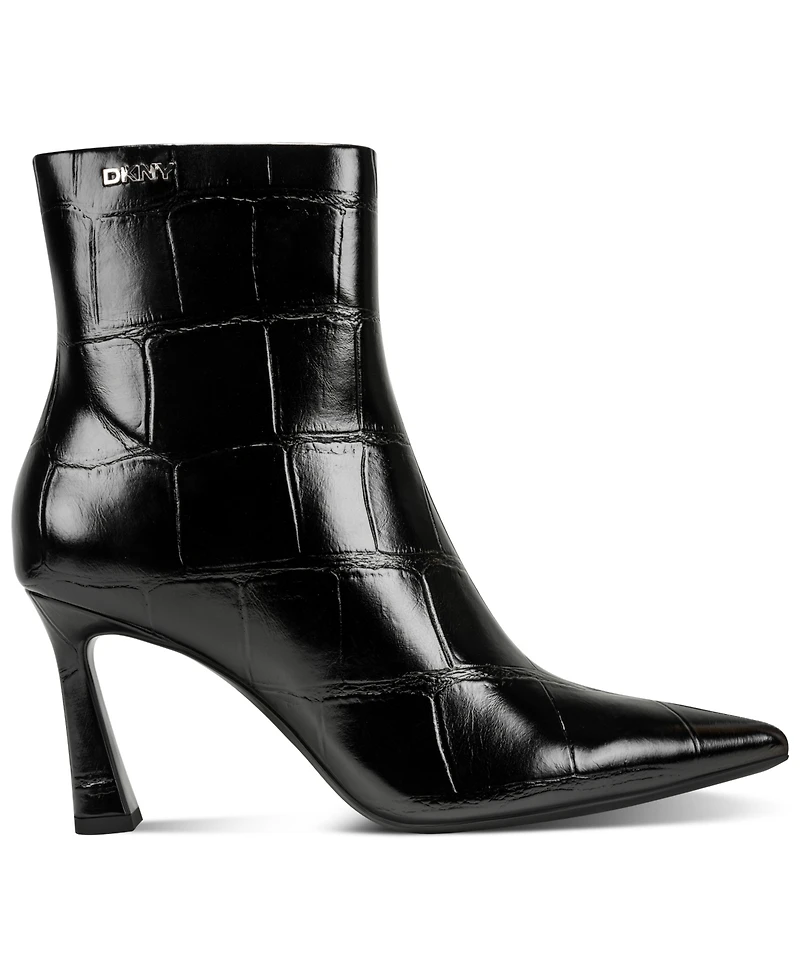 Dkny Women's Cayden Zipper Heeled Booties