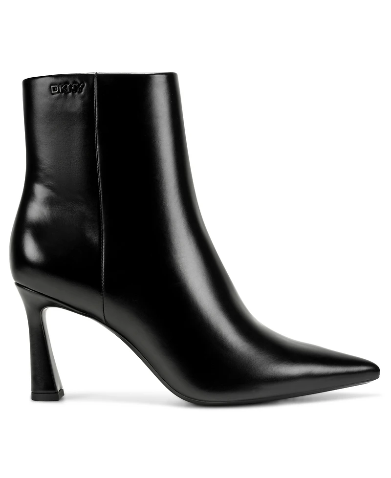Dkny Women's Caryann Zipper Heeled Booties