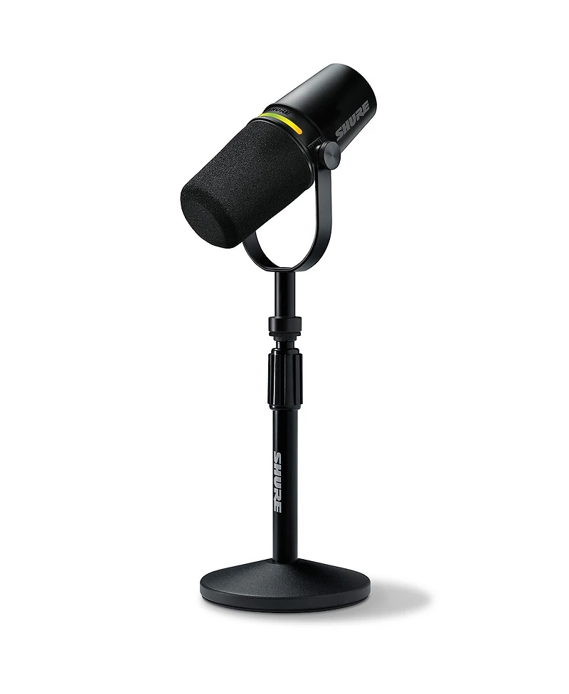 Shure MV7+ Hybrid Cardioid Dynamic Podcasting Microphone for Windows/Mac/iOS/Android