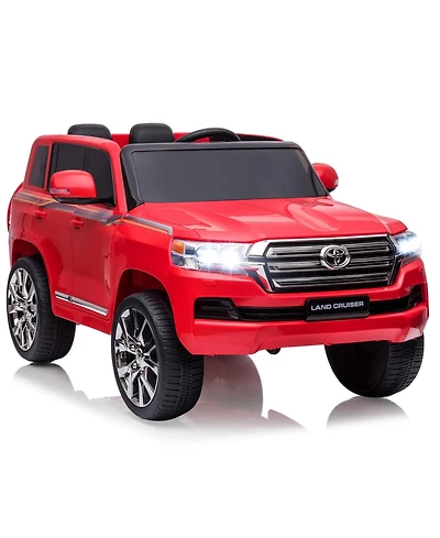 homfan Licensed Toyota Land Cruiser 2 Seater Remote Control Ride-On Car, 66 lb. Capacity, Ages 3+