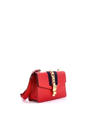 Pre-Owned Gucci Small Sylvie Shoulder Bag Leather