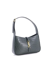 Pre-Owned Saint Laurent Small Le 5 a 7 Hobo Embossed Leather