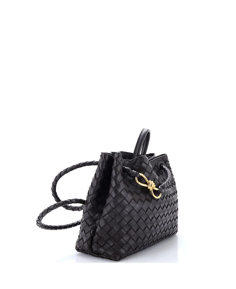 Pre-Owned Bottega Veneta Medium Andiamo Top Handle Bag Intrecciato Nappa