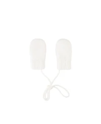 Deux par Baby Unisex Infant (3 Months- 12 Months) Knit Mittens with String