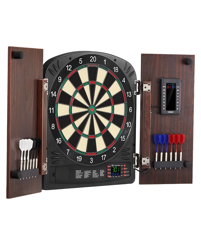 Vevor Dartboard and Cabinet Set Complete with All Accessories Easy Assembly