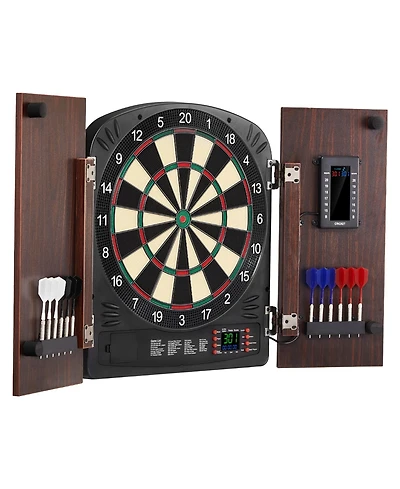 Vevor Dartboard and Cabinet Set Complete with All Accessories Easy Assembly