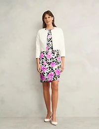 Hobbs London Women's Elize Cropped 3/4 Sleeve Occasion Jacket