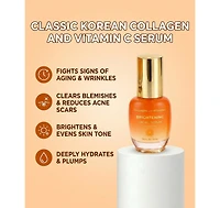 Lovery Collagen + Vitamin C Brightening Facial Serum - Korean Skincare Radiance Treatment