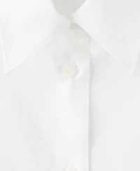 Mango Women's Cotton And Lyocell Blend Straight Shirt