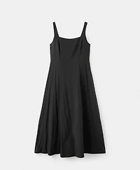 Mango Women's Crinkle-Effect A-Line Dress