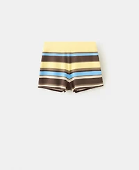 Mango Women's Striped Knitted Shorts