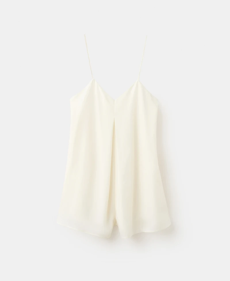 Mango Women's Straight Open-Back Jumpsuit
