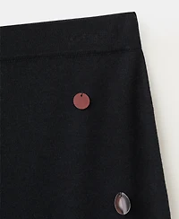 Mango Women's Fine-Knit Sequined Skirt