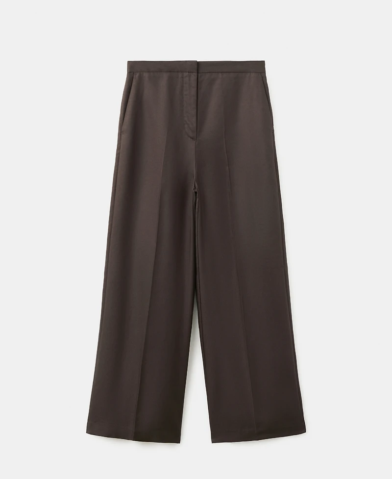 Mango Women's High-Waisted Lyocell Pants