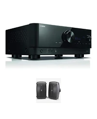 Yamaha Rx-V6A 7.2-Channel Av Receiver with Ns-AW350B Speakers