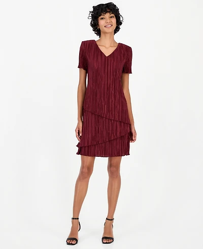 Connected Petite Jacquard Sheath Dress