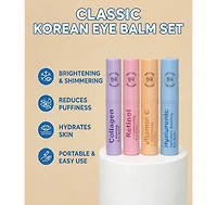 Lovery 4-Step Korean Eye Balm Collection - Korean Skin Care Complete Under-Eye Renewal Set