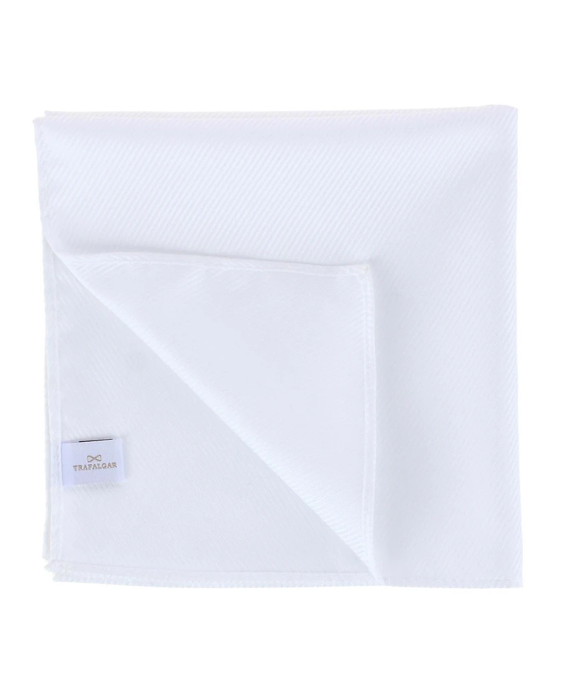 Trafalgar Men's Niles Pinstripe Cotton Handkerchiefs (Pack of 3