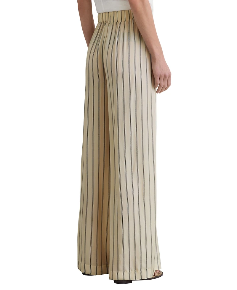 Reiss Women's Minnie Wide-Leg Stripe Pants