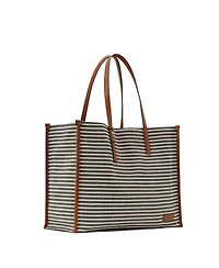 Reiss Women's Sacha Stripe Canvas Tote Bag