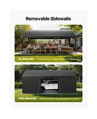 Vevor Carport Car Canopy Heavy Duty Outdoor Car Shelter with Sidewalls