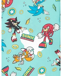 Sonic the Hedgehog Boy's (5-12) Short Sleeve Button-Down Shirt