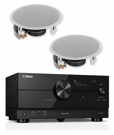 Yamaha Rx-A4A Av Receiver with Ns-IW560C In-Ceiling Speaker