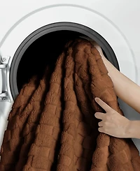 Sanctuary Jacquard Sherpa Blanket, Full/Queen