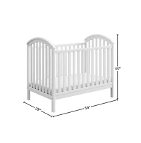 Graco Olivia 3-in-1 Convertible Crib (White) –Gold Certified