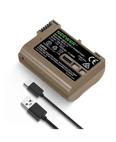 Neewer En- Camera Battery and Charging Accessory with 2400mAh, Type C for Nikon D850 D810 D780 D750 D610 D500 D7500