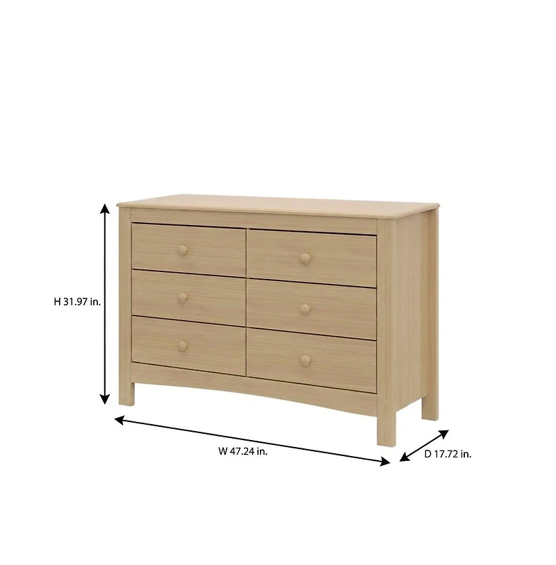 Graco Noah 6 Drawer Double Dresser