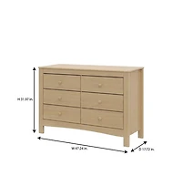 Graco Noah 6 Drawer Double Dresser