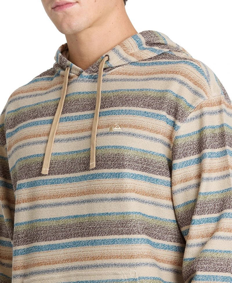 Quiksilver Men's Great Otway Striped French Terry Sweatshirt
