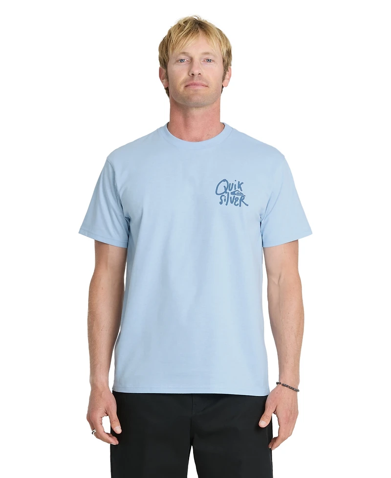 Quiksilver Men's Ringspun Cotton-Blend Crewneck T-Shirt