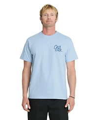 Quiksilver Men's Ringspun Cotton-Blend Crewneck T-Shirt