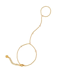 Girls Crew Crystal Shimmer Blossom Hand Chain