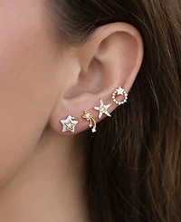 Girls Crew Crystal Twinkle Twinkle Stud Earrings Set