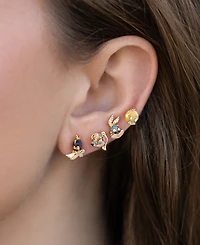 Girls Crew Crystal Looney Tunes Stud Earrings Set