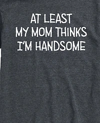 Airwaves Men's My Mom Thinks Im Handsome Short-Sleeve Graphic T-Shirt