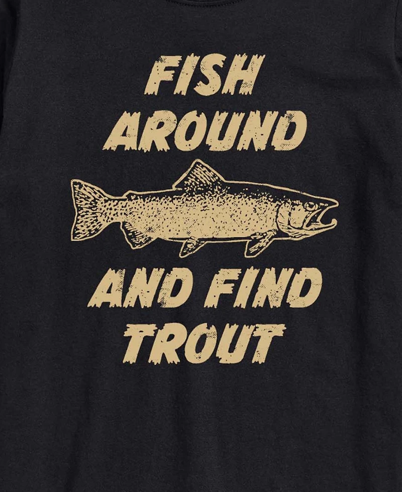 Airwaves Men's Fish Around Short-Sleeve Graphic T-Shirt