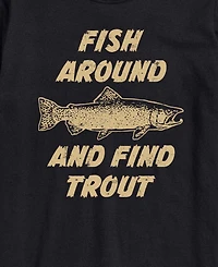 Airwaves Men's Fish Around Short-Sleeve Graphic T-Shirt