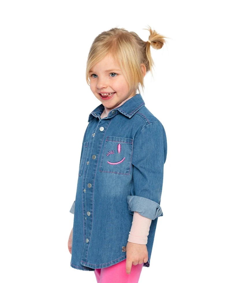 Deux par Toddler Girl (2T-5T) Denim Shirt