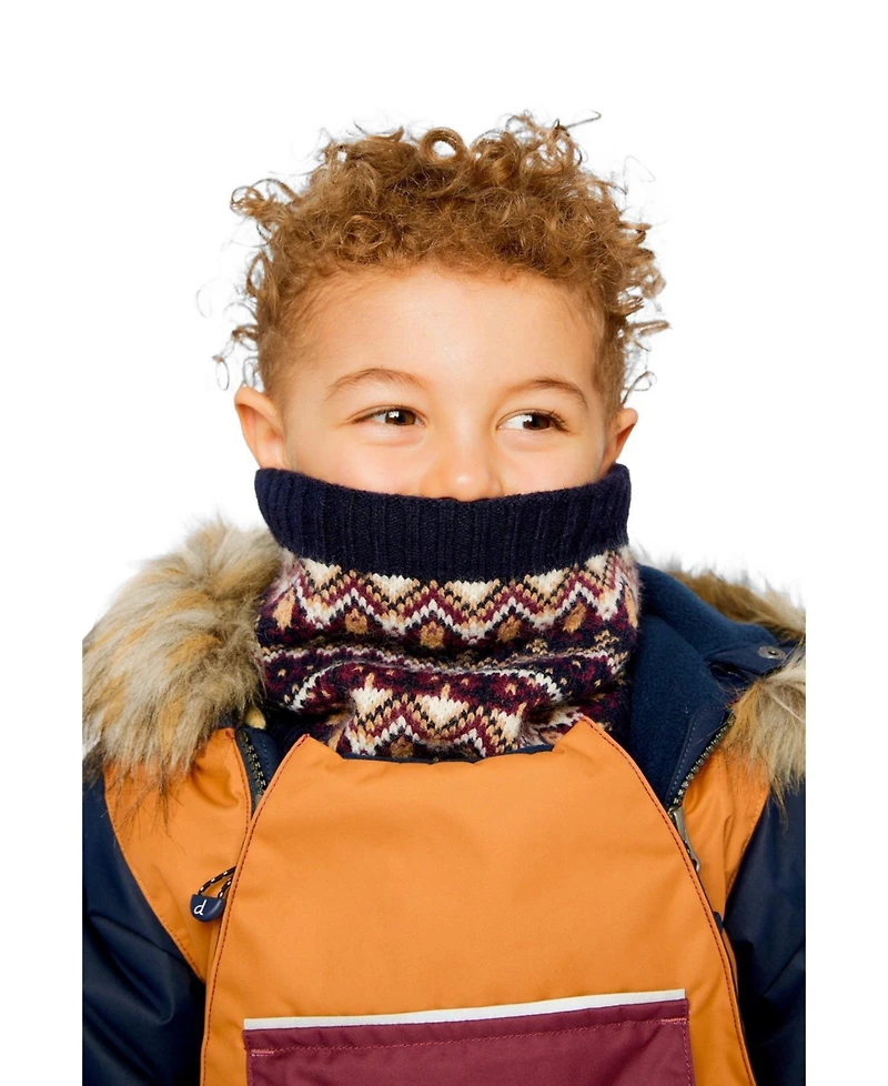 Deux par Deux Toddler Boy 2-4 Years Winter Knit Neckwarmer