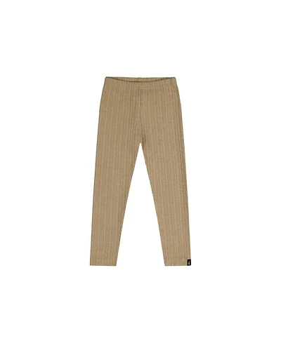 Deux par Little and Big Girl(6-12) Jacquard Leggings Sage