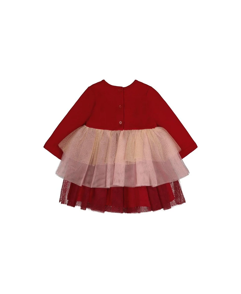 Deux par Little and Big Girl's (6-8) Bi-Material Dress with Glittering Skirt