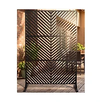 gaomon 3 Panel Room Divider Screen with Storage Shelves and Rolling Wheels