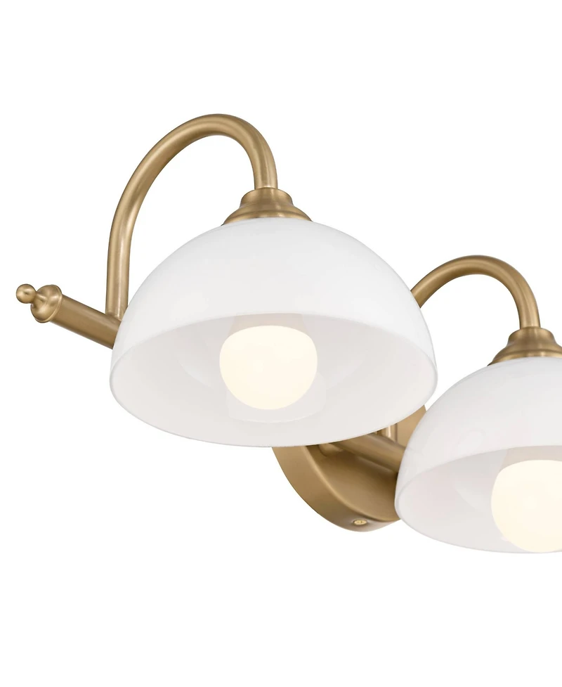 Possini Euro Design Possini Euro Ingrid 22 1/2" Wide Brushed Brass 3-Light Bath Light